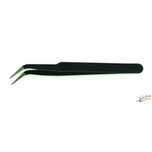 Entomological flat headed hooked tweezers